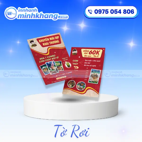 Tờ Rơi Khai Trương