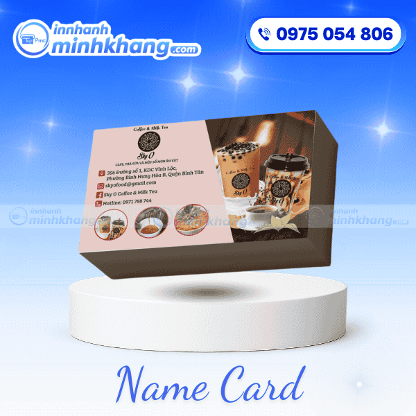 Name Card Trà Sữa
