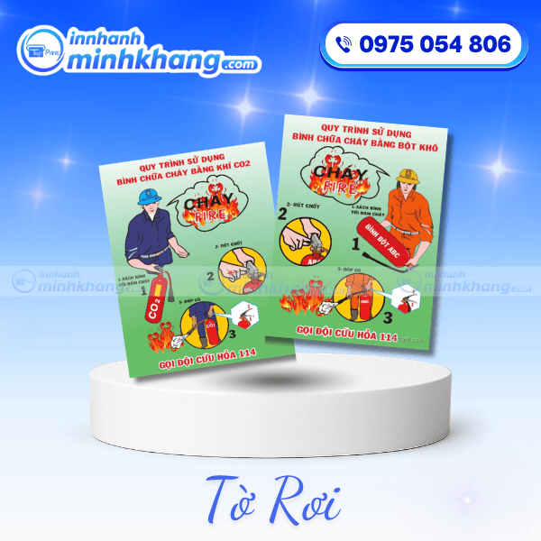 Tờ Rơi Tuyên Truyền PCCC