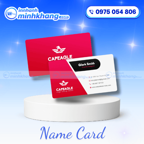 Card Visit Màu Đỏ