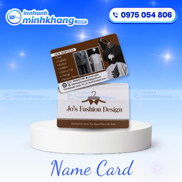 Card Visit Shop Quần Áo