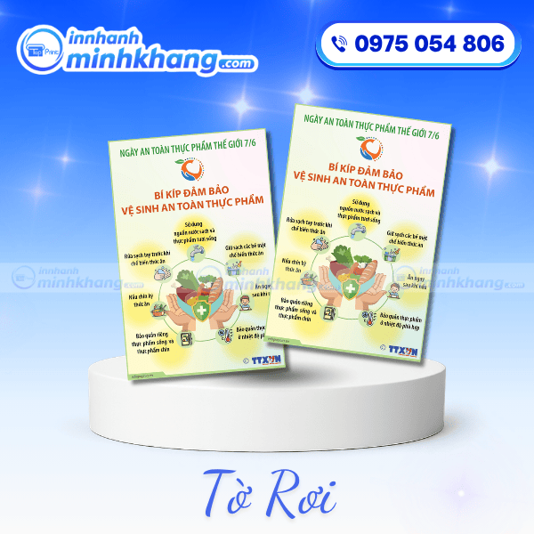 Tờ Rơi An Toàn Thực Phẩm