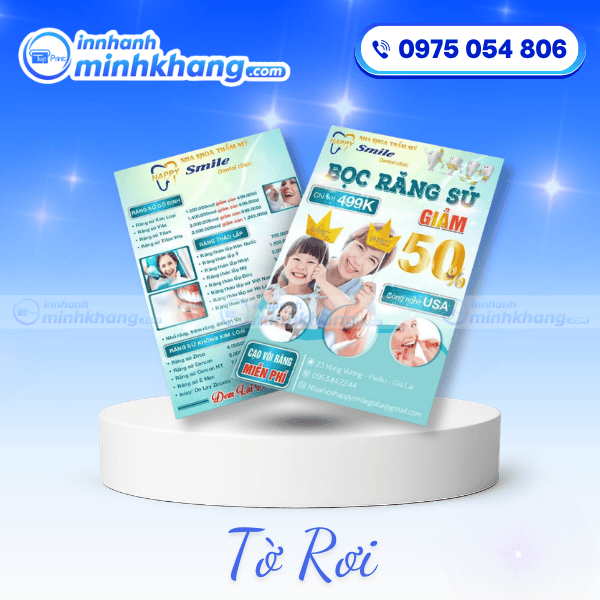 Tờ Rơi Nha Khoa