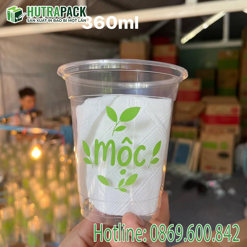 Ly Nhựa 360ml Giá Sỉ, In Logo | PP Và PET Chất Lượng