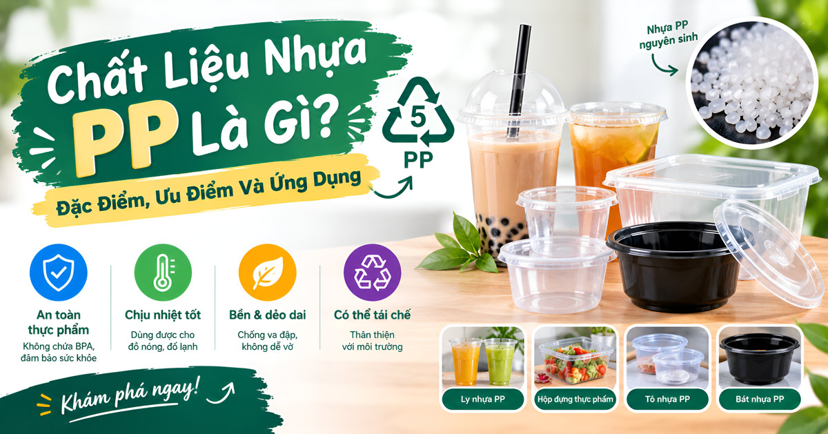 Chất Liệu Nhựa PP Là Gì? Đặc Điểm, Ưu Điểm Và Ứng Dụng