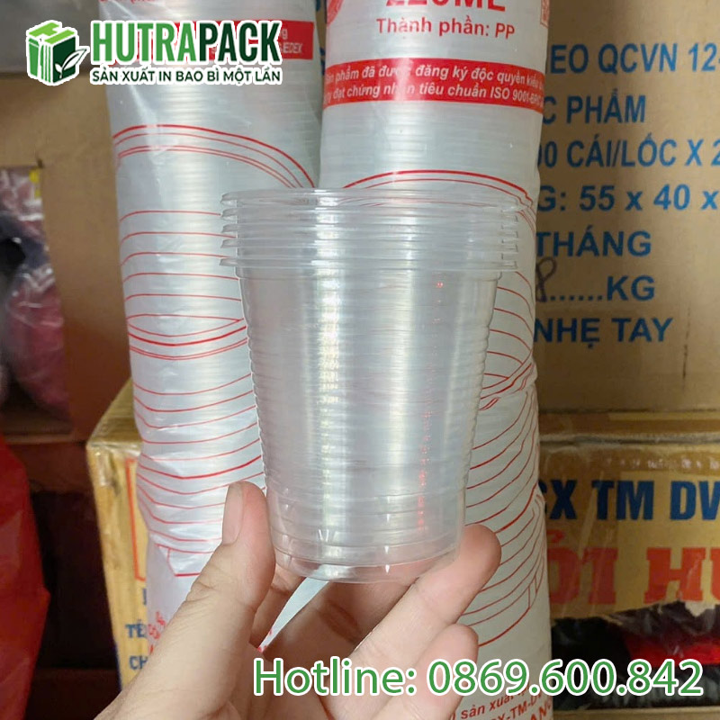 Ly nhựa 220ml sử dụng cho sự kiện, văn phòng