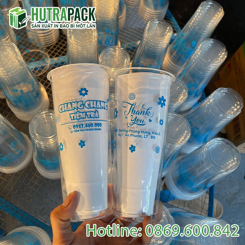 Ly nhựa bán trà sữa loại 1 lít