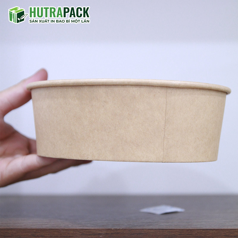 Tô giấy kraft có 1 lớp PE