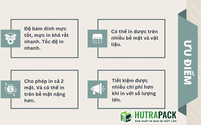 Ưu điểm khi in flexo